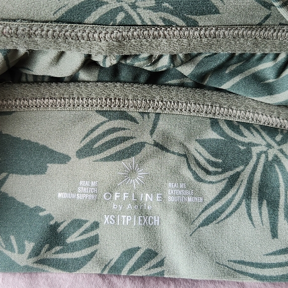 Aerie OFFLINE Real Me Ballet Back Sports Bra Size XS - Picture 3 of 3